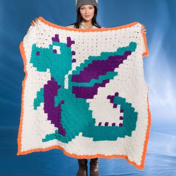Corner to Corner Dragon Blanket