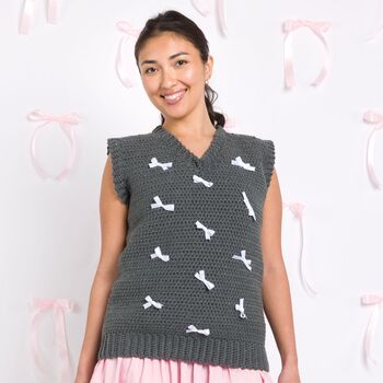 Petite Bow Vest