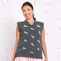 Petite Bow Vest
