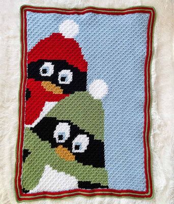 Penguin Pals C2C Blanket