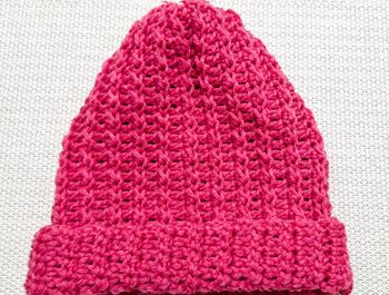 Quick and Easy Crinkle Hat