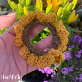 Sunflower Scrunchie