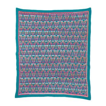 Sunrise Forest Mosaic Blanket