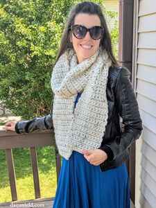Absolute Beginner Single Crochet Scarf