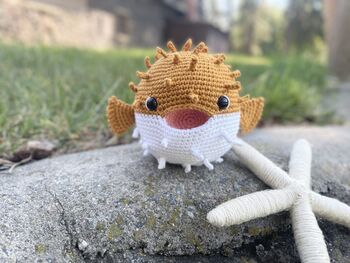 Bubbles the Puffer Fish Amigurumi