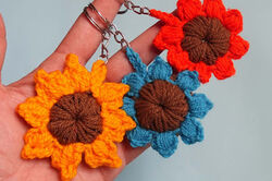 Sunflower Keychains