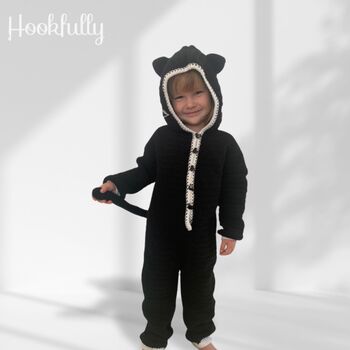 Black Cat Kids Onesie