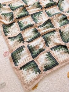 Log Cabin Baby Blanket