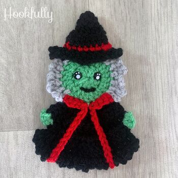 Halloween Witch Applique