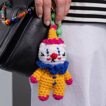 Cobbles the Cat Clown Charm