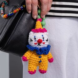 Cobbles the Cat Clown Charm