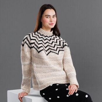 Moonbeam Yoke Sweater