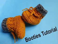Tie Lace Baby Booties