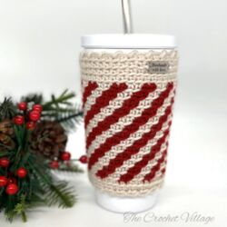 Peppermint Cup Cozy