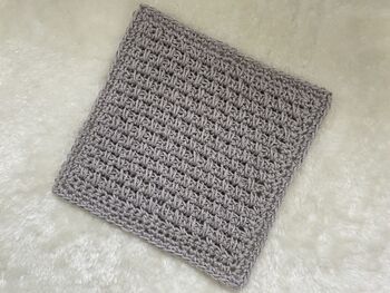 Fig Double Linen Stitch Washcloth