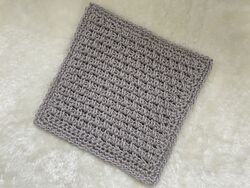 Fig Double Linen Stitch Washcloth