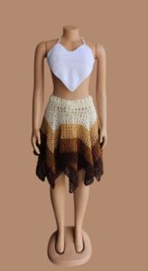 Two Layers Handkerchief Skirt