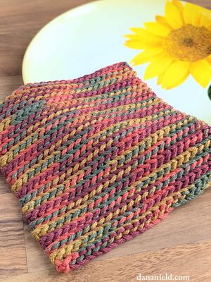 Slip Stitch Dishcloth