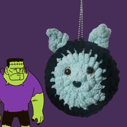 Frankencat Keychain