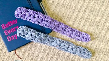 Puff Stitch Bookmark