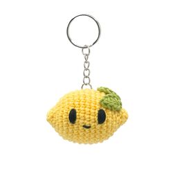 Mini Lemon Keychain Amigurumi