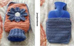 Cosmos Hot Water Bottle Cover