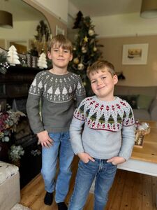 Twinkling Trees Sweater for Kids
