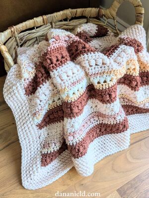 Bead Stitch Baby Blanket