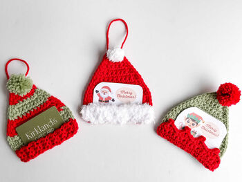 Elf & Santa Hat Gift Card Holders