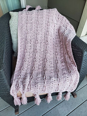 Trellis and Vines Baby Blanket