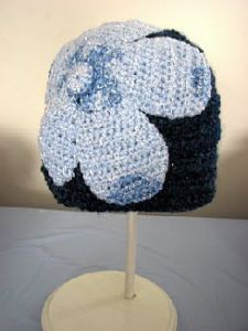 Blue Flower Hat