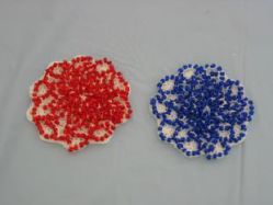 Bead Topped Coasters