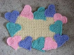 Candy Hearts Placemat