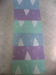 Snow Trees Table Runner