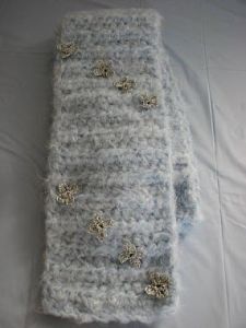 Ice Blue Scarf