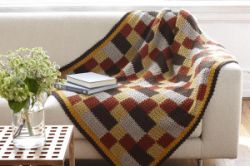 Quilt Inspired Americana Afghan