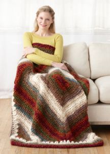 Vintage On The Bias Afghan