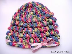 Multicolored Baby Crochet Bubble Hat