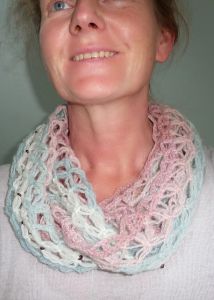 Butterfly Wedding Cowl / Infinity Scarf 