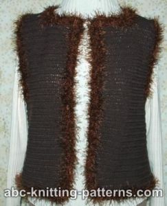 Fun Fur Crochet Vest