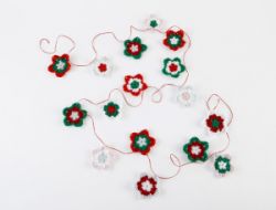 Crocheted Star Garland