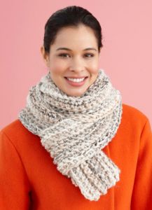 Crochet Rib Scarf