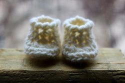 Fuzzy Baby Booties 