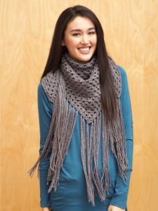 Big Fringe Triangle Scarf