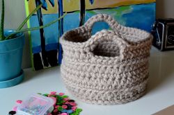 Chunky Crocheted Basket