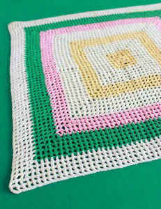 Vintage Fiesta Square Dishcloth