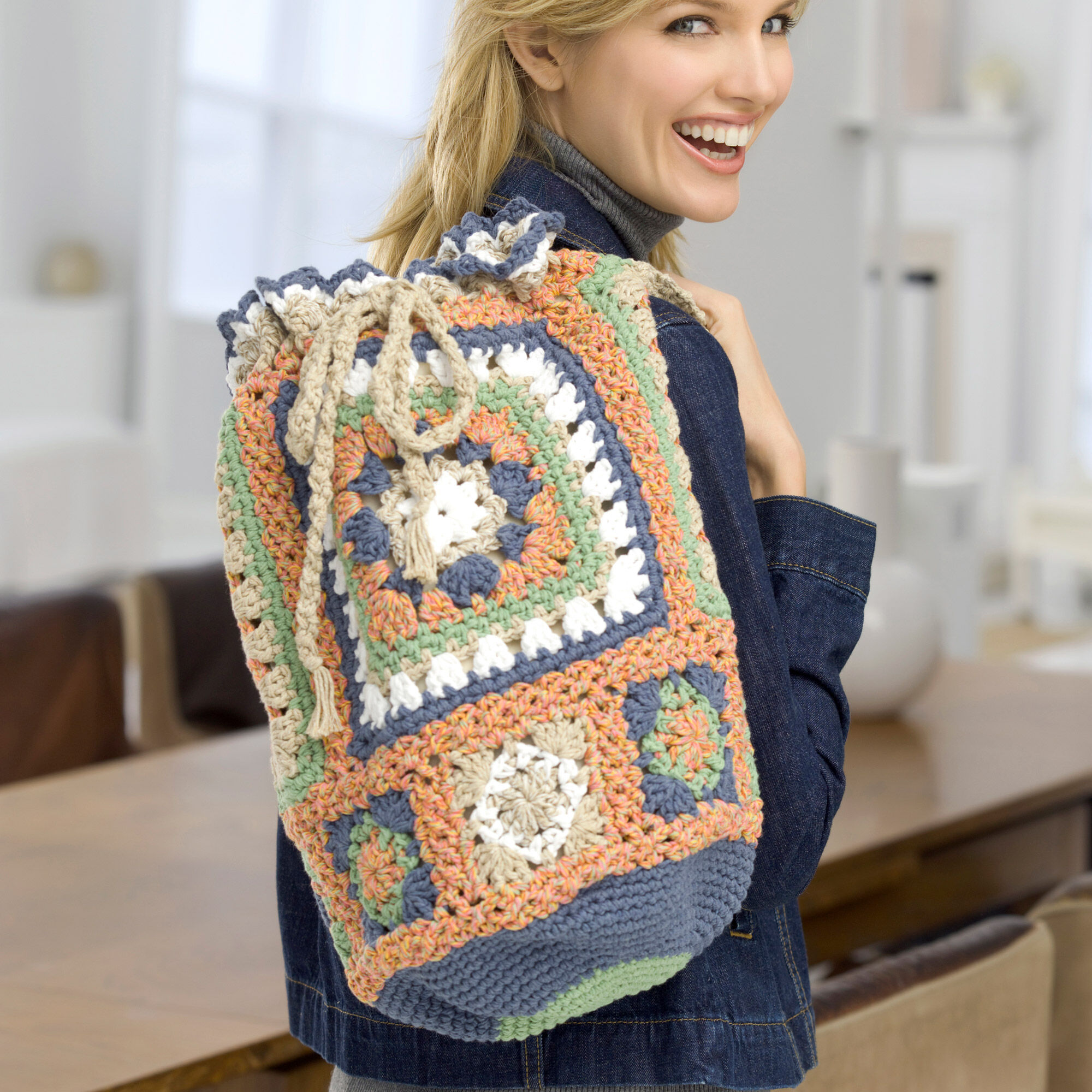 Crochet Patterns Galore - Oversized Granny Bag