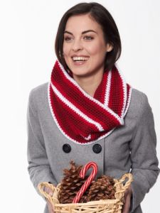 Holiday Stripes Cowl