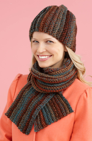 Crochet Patterns Galore - Easy Peasy Hat And Scarf Set