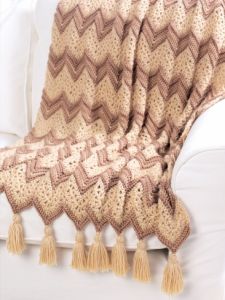 Ripple Beige Afghan